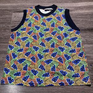 Lindsey Blake Vintage Shirt Sleeveless Shirt Size 22W Multicolor